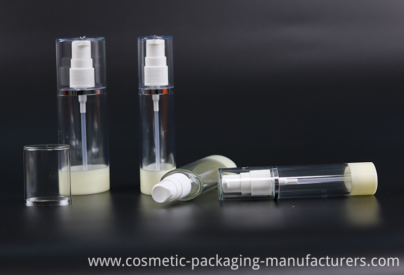 Plastic Lotion Bottle and Airless Cosmetic Pump Bottle (NAB27)